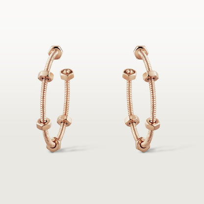 18K Ecrou De Earrings