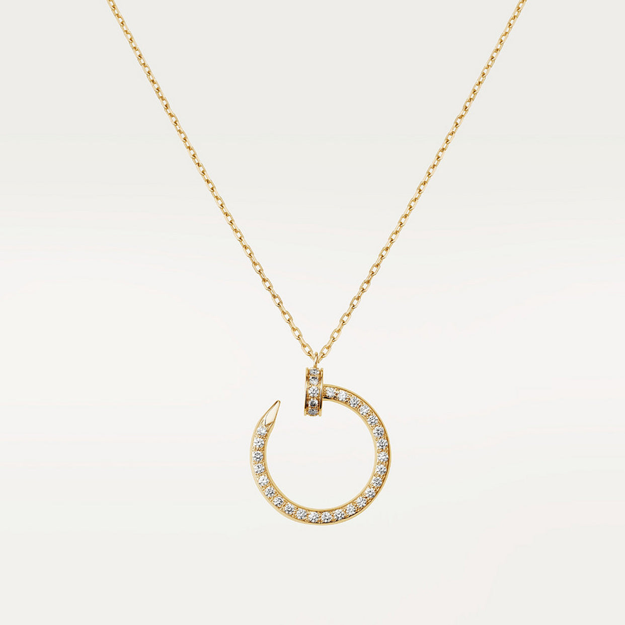 18K Juste Un Clou Full Diamonds Necklace
