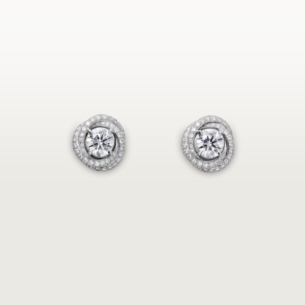 18K Trinity Ruban Earrings
