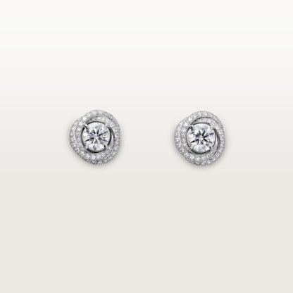 18K Trinity Ruban Earrings