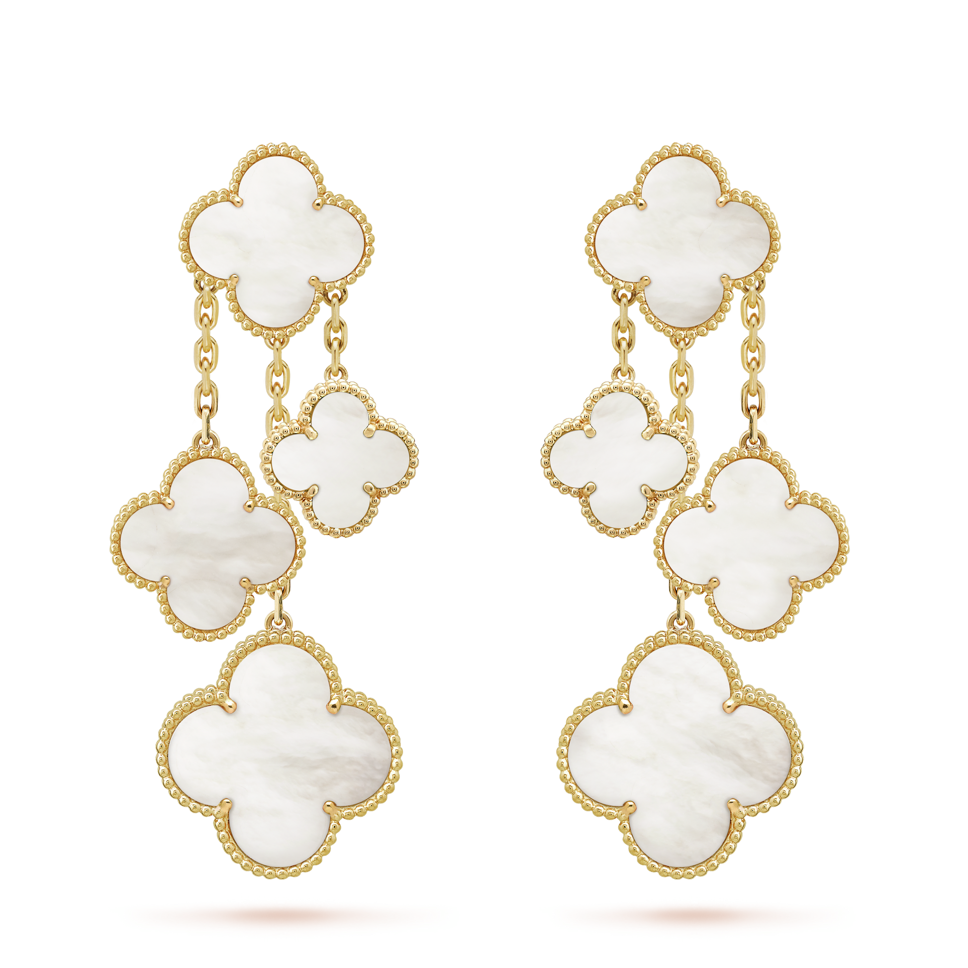 18K Magic Alhambra Four Motifs Earrings