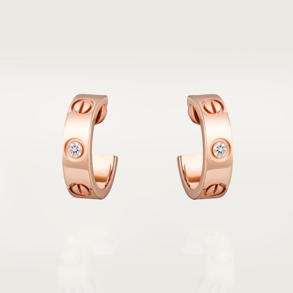 18K Love 2 Diamonds Earrings