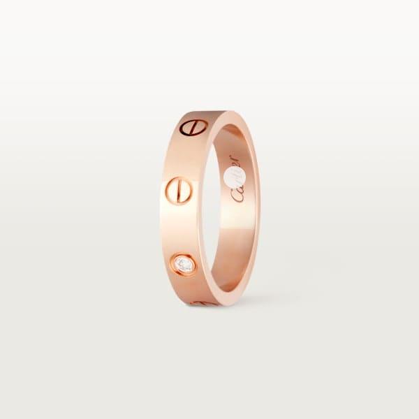 18K Love Wedding One Diamond Ring