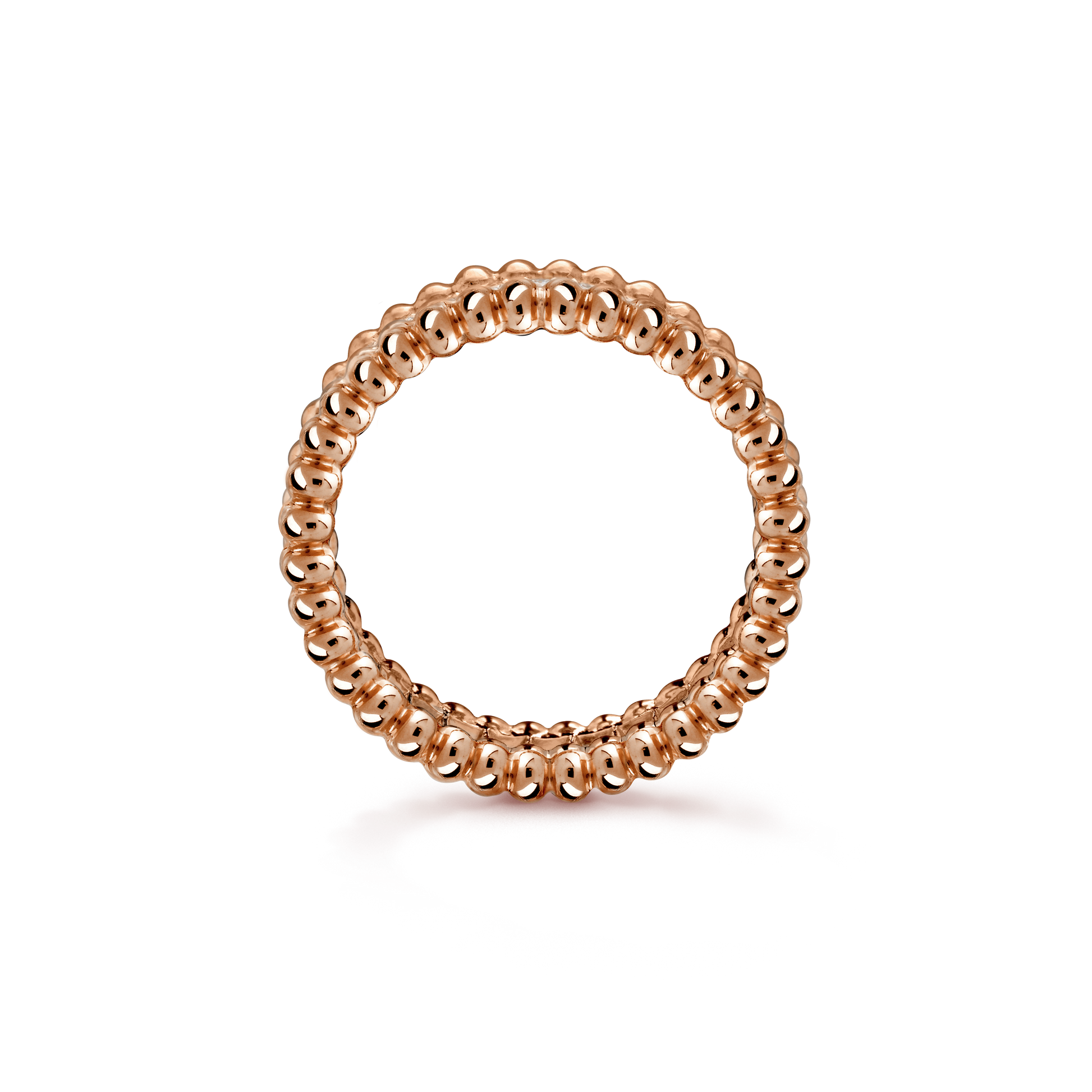 18K Perlée Diamonds Ring