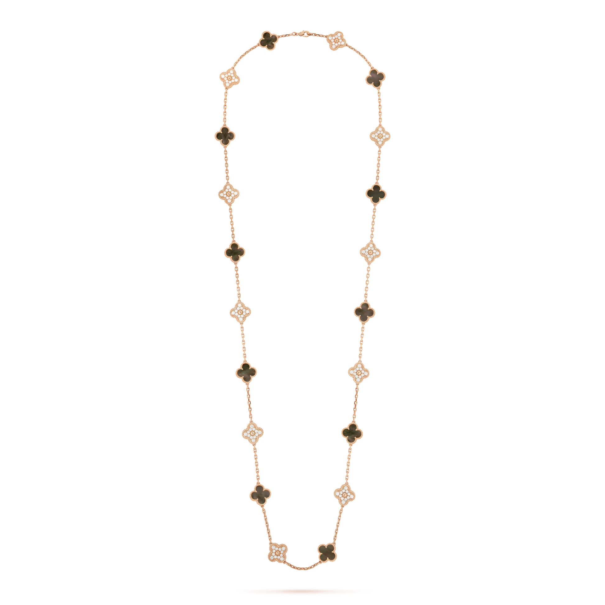 18K Vintage Alhambra 20 Motifs Long Necklace