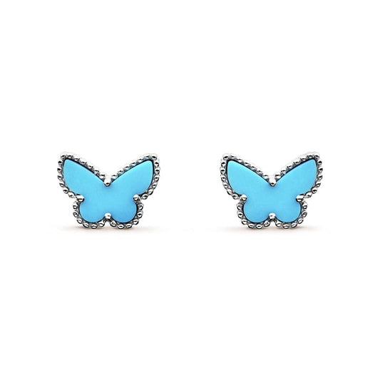 18K Sweet Alhambra Butterfly Stud Earrings