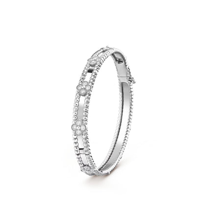 18K Perlée Sweet Clovers Small Bracelet