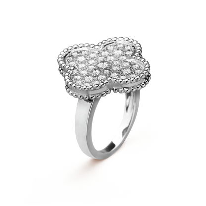 18K Magic Alhambra Diamond Ring