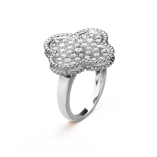 18K Magic Alhambra Diamond Ring